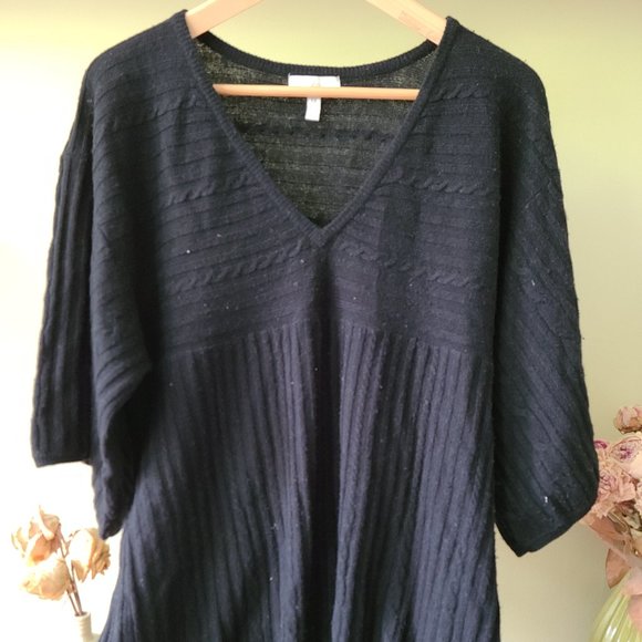 Joie Black Knitted Sweater Dress - Picture 1 of 3